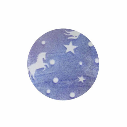Grey Unicorn Glow in the Dark Throw Blanket 125x152 cm - Image 3