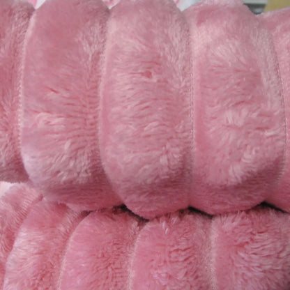 Harper Supremely Soft Fleece Extra Large Throw / Single Sized Blanket 200 x 150 cm Pink - Image 3