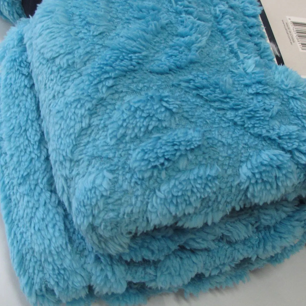 Agaha Pattern Coral Fleece Extra Large Throw / Single Sized Blanket 150 x 200 cm Aqua - Image 3