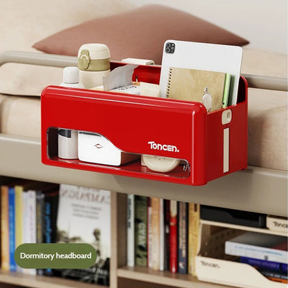 Foldable Hanging Storage Box No Drilling Required Wall-mounted Organizer (Green) - Image 7