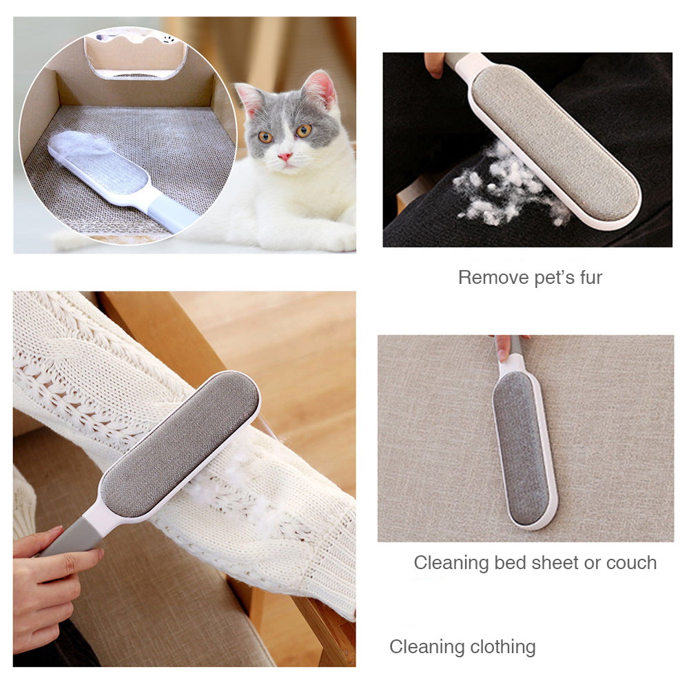 3 in 1 Furs Brusher Pet Hair Lint Remover Brush Self-cleaning Base - Image 6