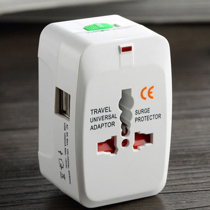 Dual USB Portable Electric Plug Power Socket Adapter International Travel Universal Charger Converter EU UK US AU - Image 8