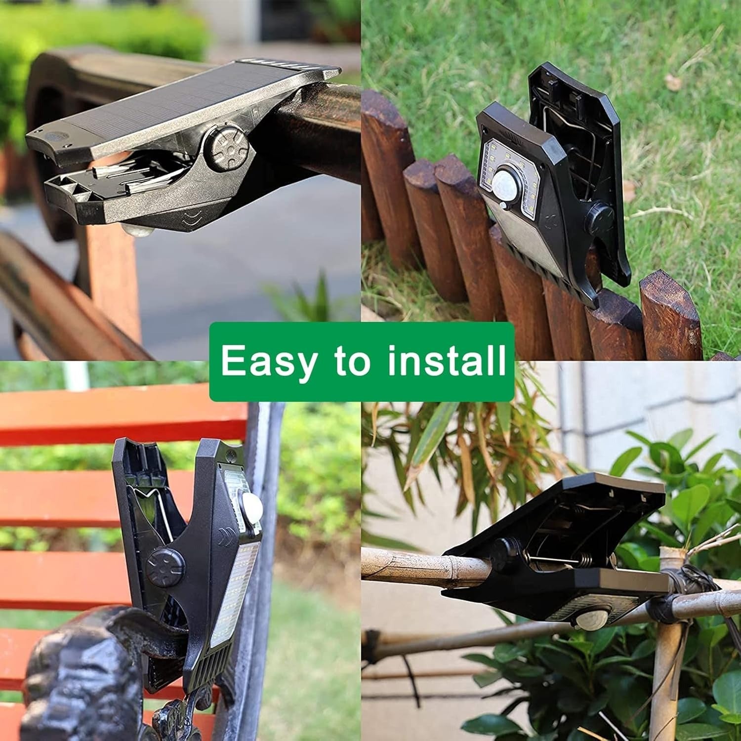 Clip-On Solar LED Light Outdoor Motion Sensor 45 LEDs IP65 Waterproof Security Wall Light - Image 4