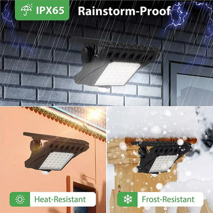 Clip-On Solar LED Light Outdoor Motion Sensor 45 LEDs IP65 Waterproof Security Wall Light - Image 5