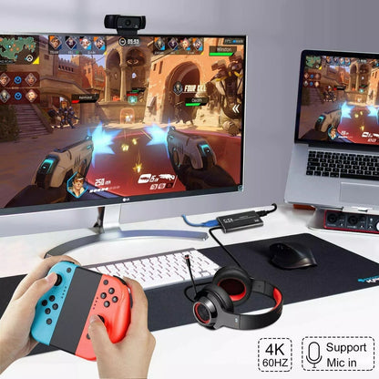 4K 1080P 60FPS HDMI to USB 3.0 Video Capture Card For PS4/PC/OBS Nintendo Switch - Image 5