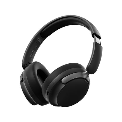 JR SY-T7 Bluetooth 5.4 Over-Ear Headset Wireless Headphones with Noise Cancelling Mic (Black)
