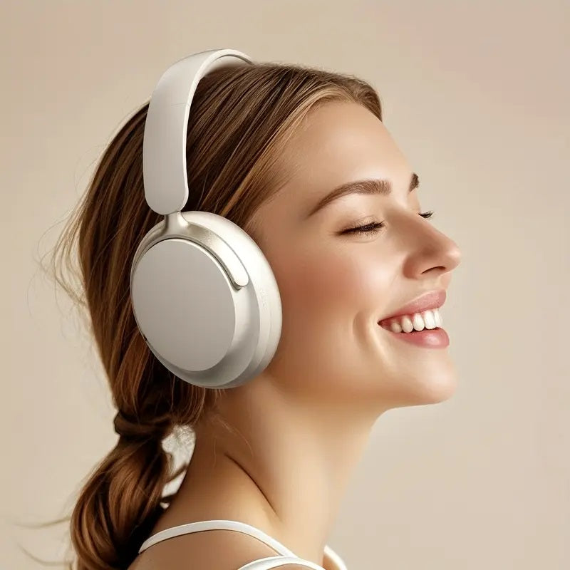 JR SY-T7 Bluetooth 5.4 Over-Ear Headset Wireless Headphones with Noise Cancelling Mic (Black) - Image 3