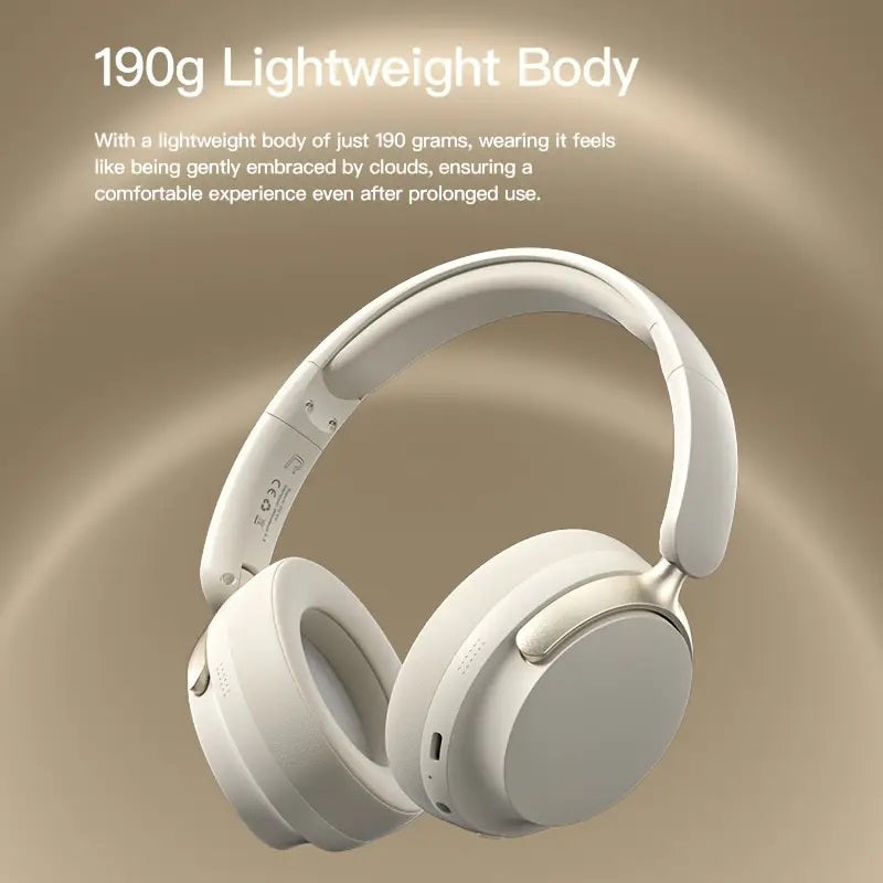JR SY-T7 Bluetooth 5.4 Over-Ear Headset Wireless Headphones with Noise Cancelling Mic (Light Blue) - Image 6
