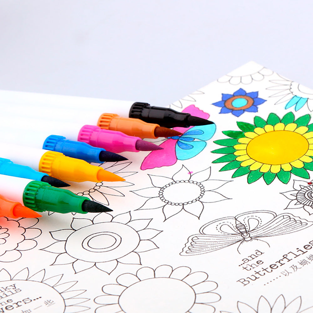 60 Unique Colors Double Head Acid- Free Non-Toxic Coloured Pens - Image 4