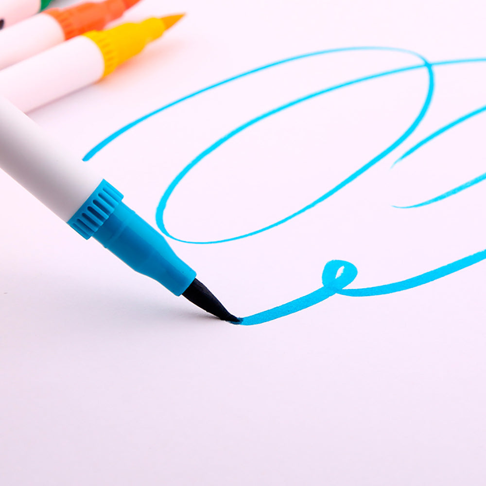 60 Unique Colors Double Head Acid- Free Non-Toxic Coloured Pens - Image 7