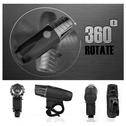 Rechargeable LED Bicycle Light USB Waterproof Cycle Headlight-Taillight Combinations - Image 5