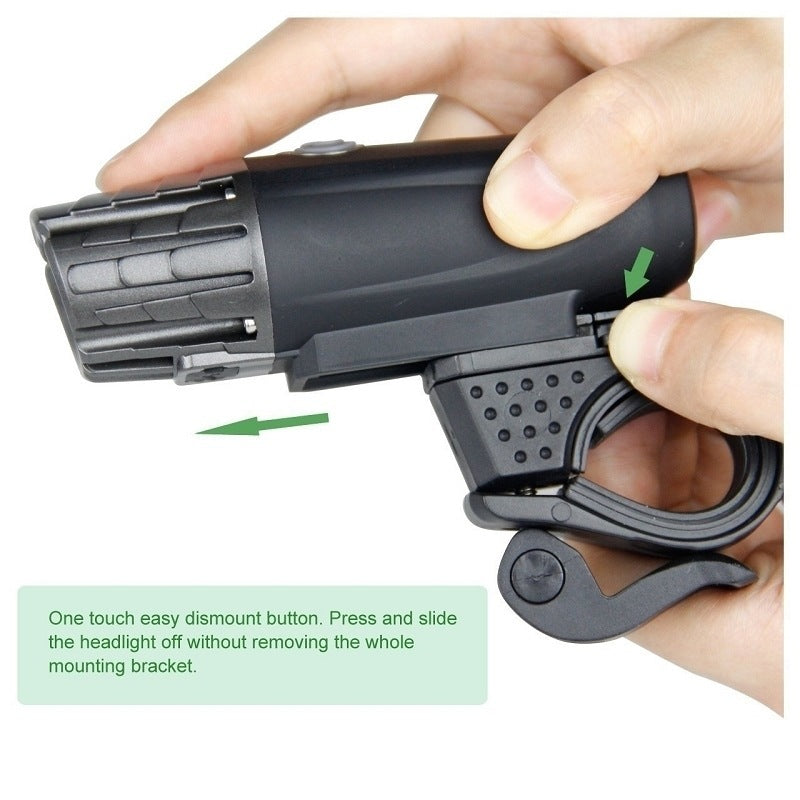 Rechargeable LED Bicycle Light USB Waterproof Cycle Headlight-Taillight Combinations - Image 6