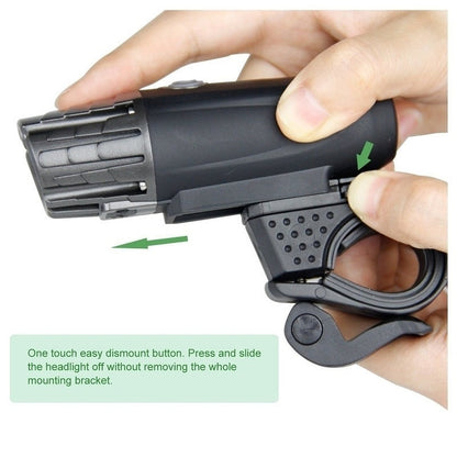 Rechargeable LED Bicycle Light USB Waterproof Cycle Headlight-Taillight Combinations - Image 6