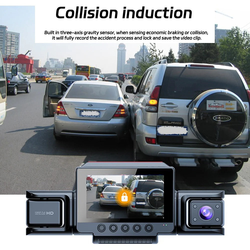 4 Channel 5G WiFi Dashcam FHD 1080P 170° Wide Angle G-Sensor with 64GB Card - Image 8