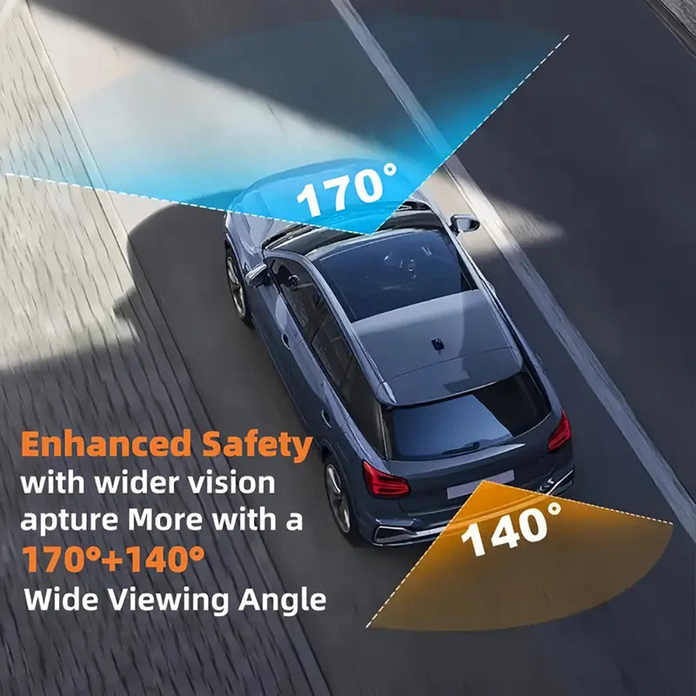 4K WiFi Car Dash Cam Dual Lens Wide Angle IPS Screen Night Vision Recording with 32GB Card - Image 5