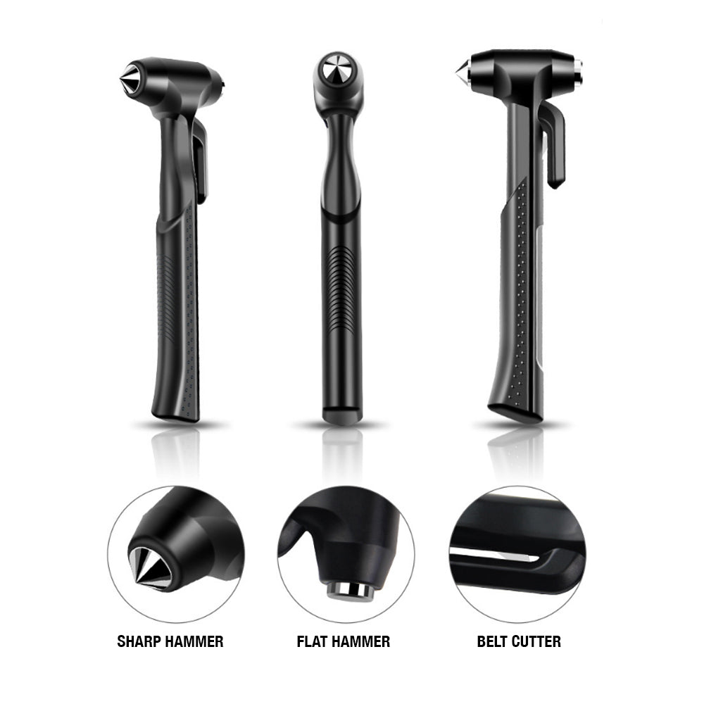 3 in 1 Car Emergency Safety Escape Hammer Glass Window Breaker Belt Cutter Tool - Image 4