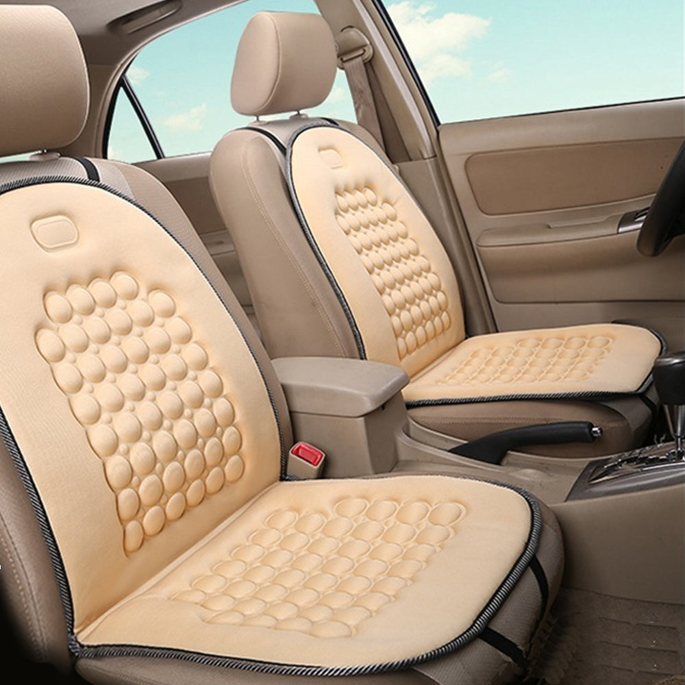2Pack Universal Breathable Car Seat Pad Cover Mat Comfortable Chair Cushion (Black) - Image 4