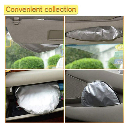 Set of 6 Auto Front Rear Windshield Side Window Sun Shade Car Visor Cover Block - Image 3