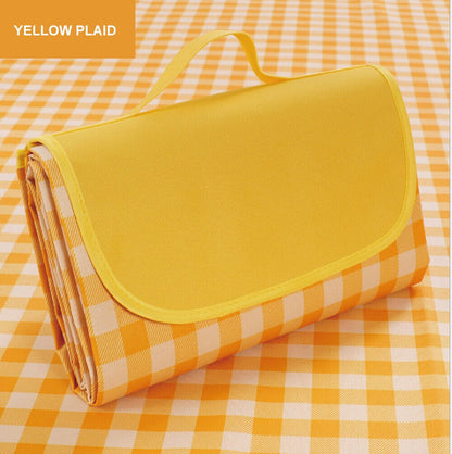 Large Waterproof Thickened Moisture-Proof Outdoor Camping Picnic Mat (Yellow) - Image 7