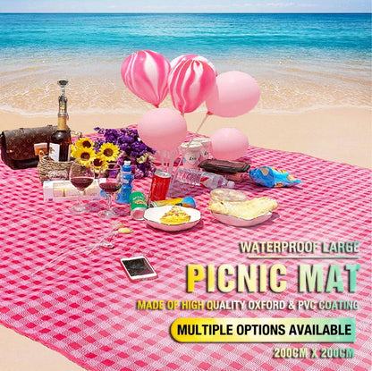 Large Waterproof Thickened Moisture-Proof Outdoor Camping Picnic Mat (Green) - Image 2