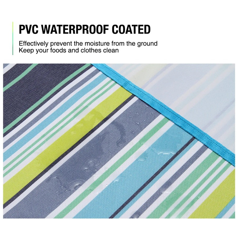 Large Waterproof Thickened Moisture-Proof Outdoor Camping Picnic Mat (Green) - Image 6