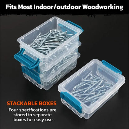 HORUSDY 324PCS Torx Wood Screws Assortment Kit Self Tapping with Storage Box - Image 4
