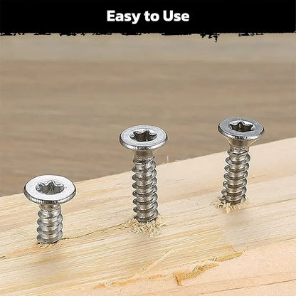 HORUSDY 324PCS Torx Wood Screws Assortment Kit Self Tapping with Storage Box - Image 6
