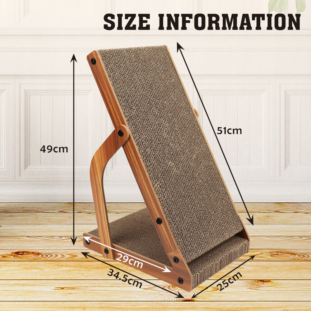 VaKa Cat Scratching Scratcher Board Cat Tree Pad Lounge Toy Corrugated Cardboard - Image 4
