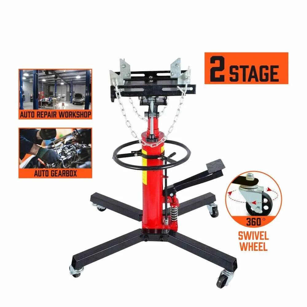 Transmission Jack Stand Lifter Hoist 0.5 Ton 1100LB Car Hydraulic Jack - Image 2