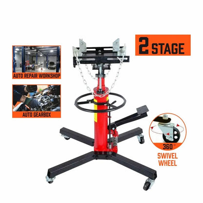 Transmission Jack Stand Lifter Hoist 0.5 Ton 1100LB Car Hydraulic Jack - Image 2