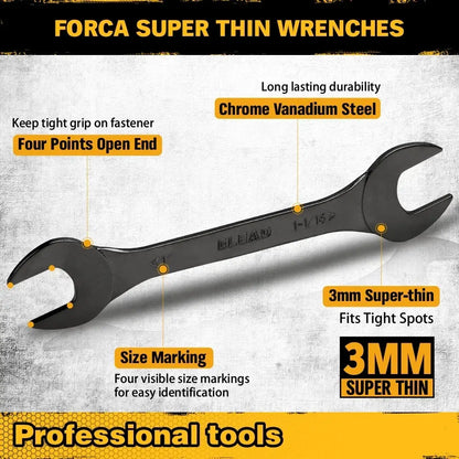 ELEAD 19Pcs 3mm Super Thin Wrench Set SAE Metric Chrome Vanadium Steel Tools - Image 5