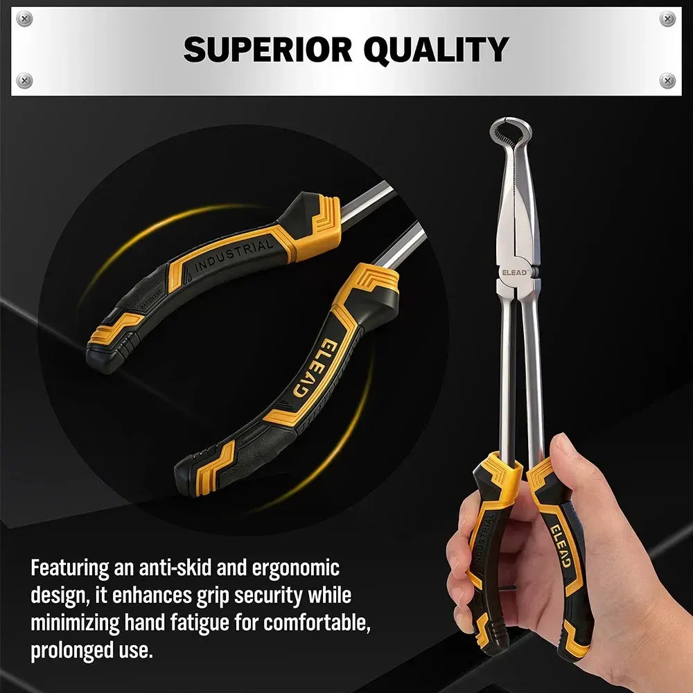 ELEAD 3PCS 11" Hose Gripper Pliers Long Reach Spark Plug Boot w/ Magnetic Racks - Image 4