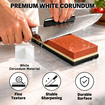 Elead 10pcs Knife Sharpening Stone Kit 400/1000 3000/8000 Grit Whetstone Set - Image 5