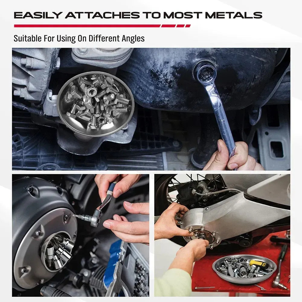 SEDY 4Pcs Magnetic Tray Pick-Up Tool Set Flexible Magnet Holder Auto Repair - Image 6