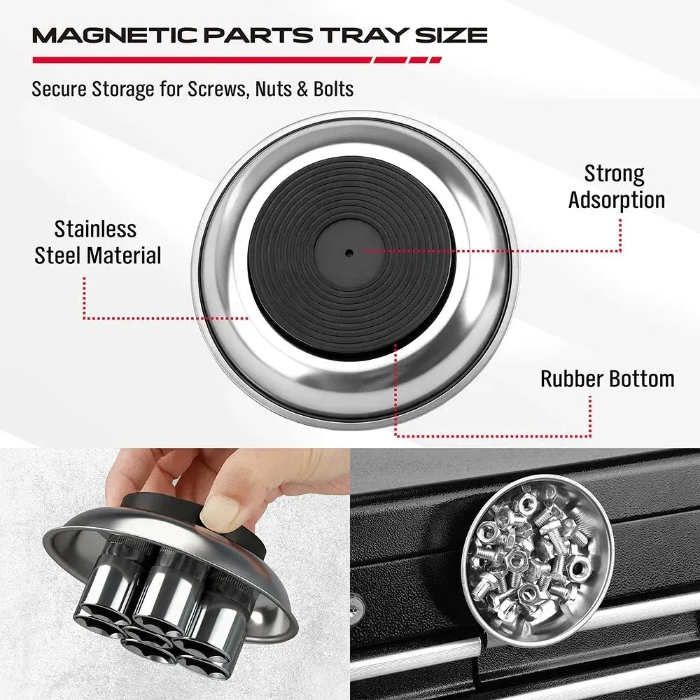 SEDY 6Pcs Magnetic Tray Pick-Up Tool Set Flexible Telescoping Auto Repair - Image 7