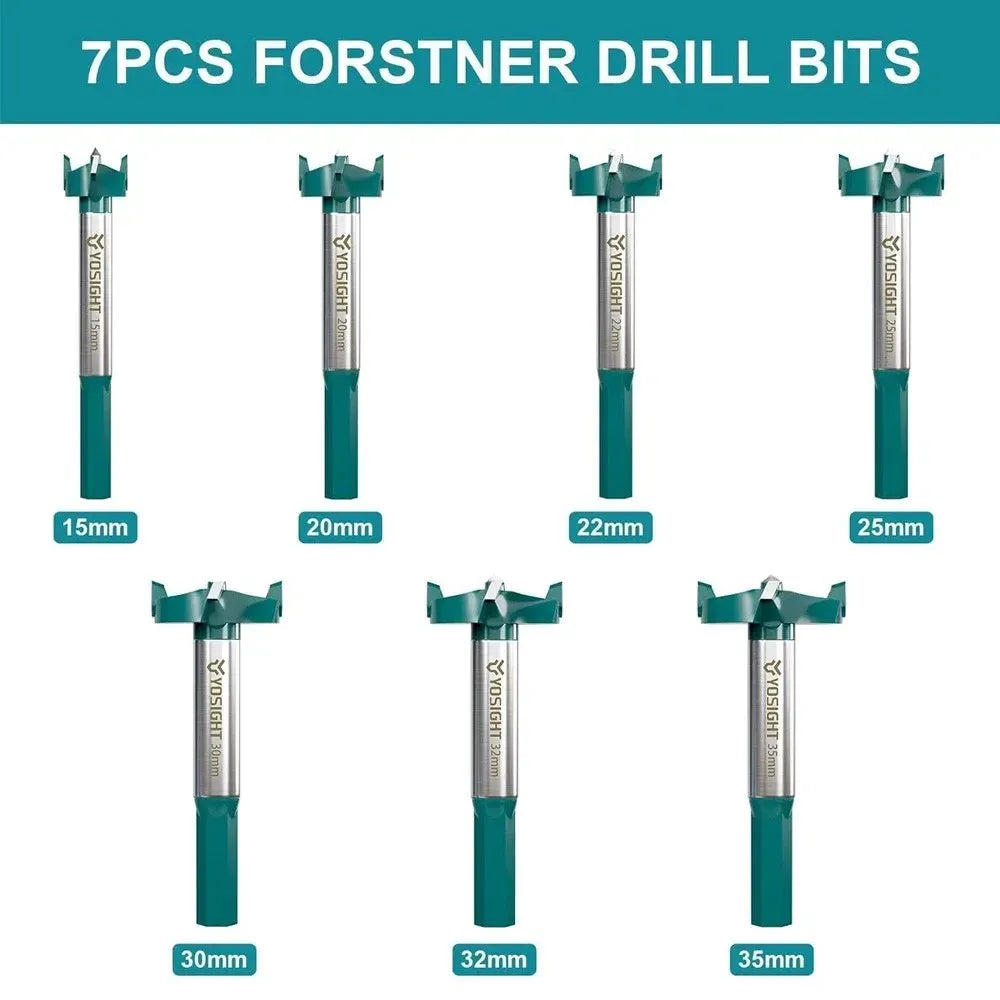 Woodworking Drill Bit Set Forstner 15-35mm Countersink Hex Shank Forstner Bits - Image 2