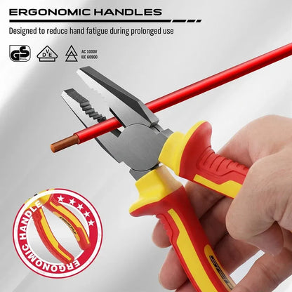 SEDY 18Pcs 1000V Insulated Electrician Tool Set Magnetic Screwdriver Pliers Kit - Image 5