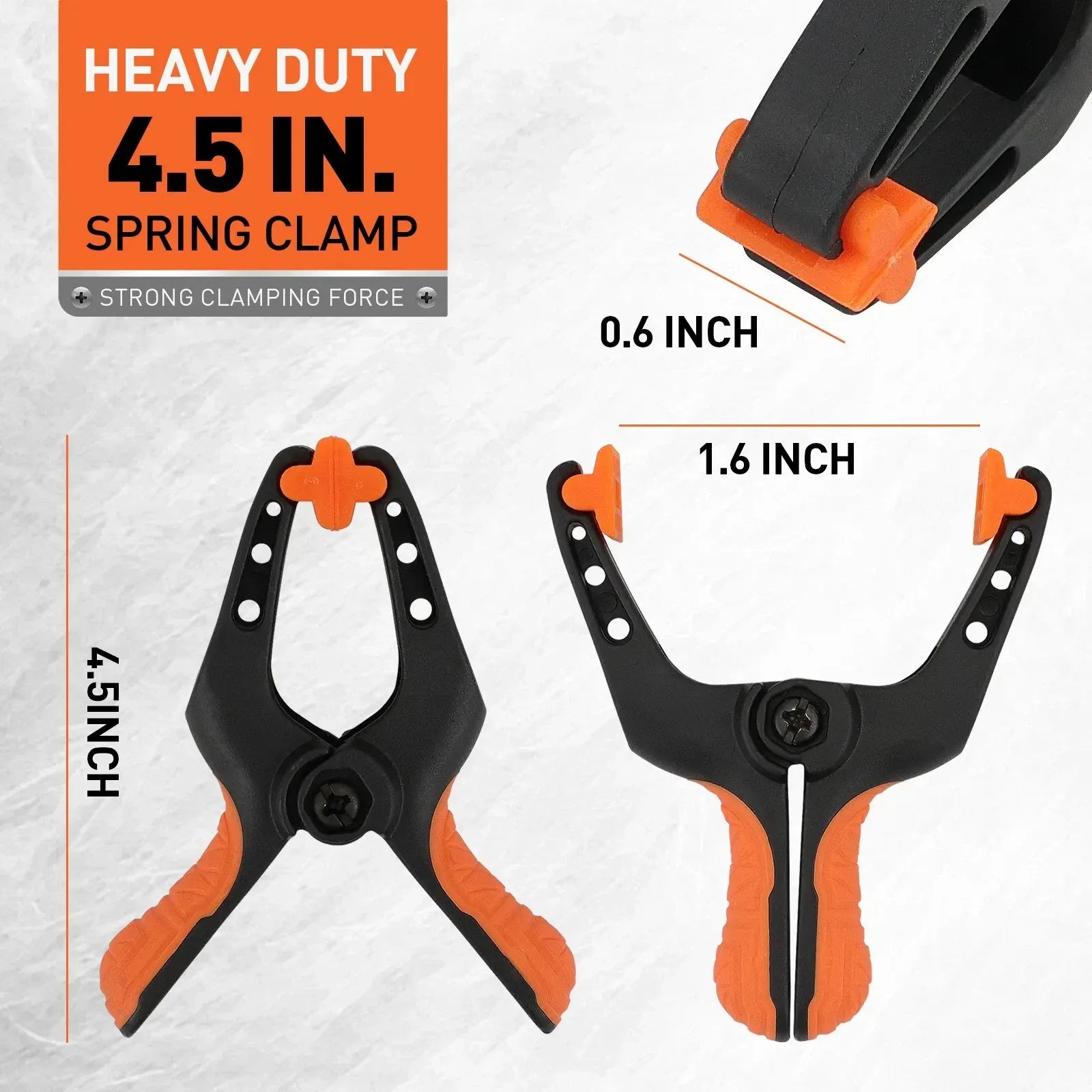 HORUSDY 4PCS Belt Clamp Set Spring Clamps 4M Adjustable Strap Frame Woodworking - Image 2