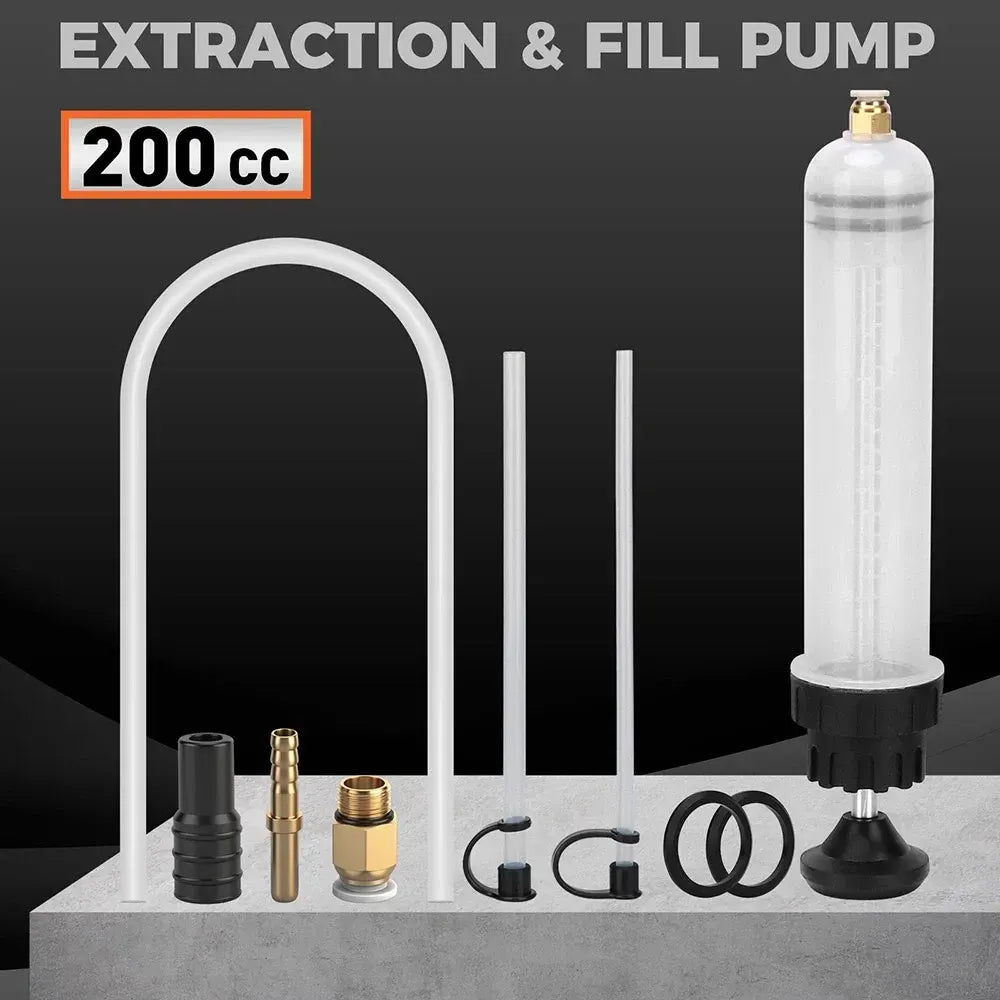 HORUSDY 200CC Manual Fluid Extractor Pump Oil Transfer Syringe Tool Automotive - Image 4