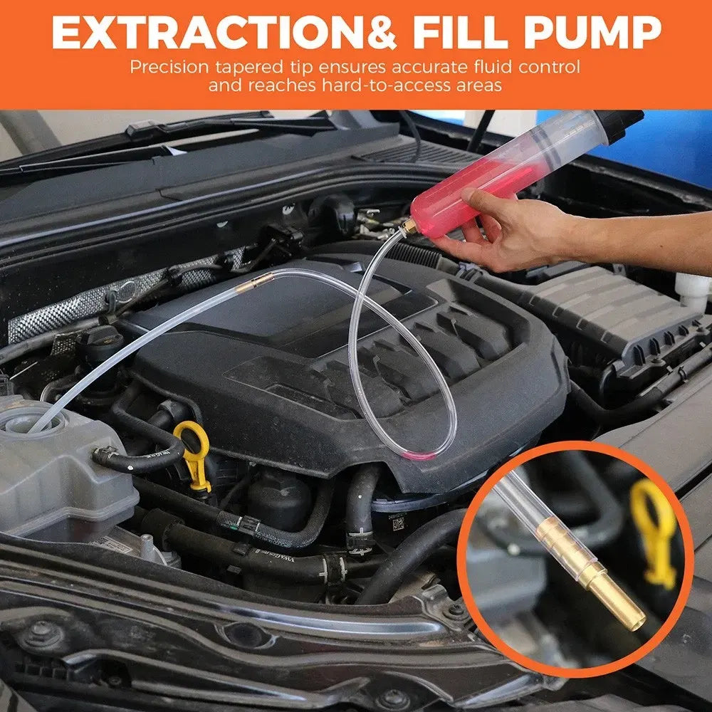 HORUSDY 200CC Manual Fluid Extractor Pump Oil Transfer Syringe Tool Automotive - Image 7