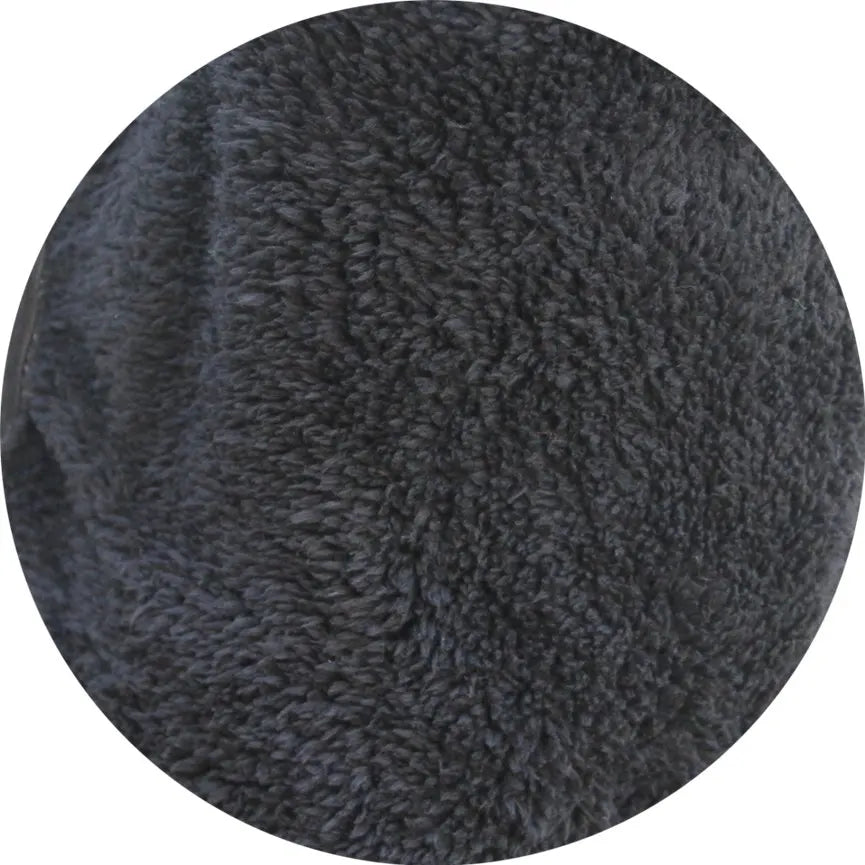 Men's Thick Zip Up Hooded Hoodie w Winter Sherpa Fur Jumper Coat Jacket Sweater, Dark Grey, S - Image 3