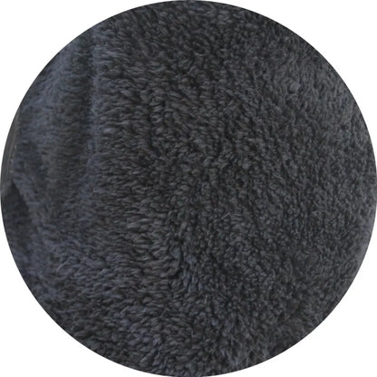 Men's Thick Zip Up Hooded Hoodie w Winter Sherpa Fur Jumper Coat Jacket Sweater, Dark Grey, S - Image 3