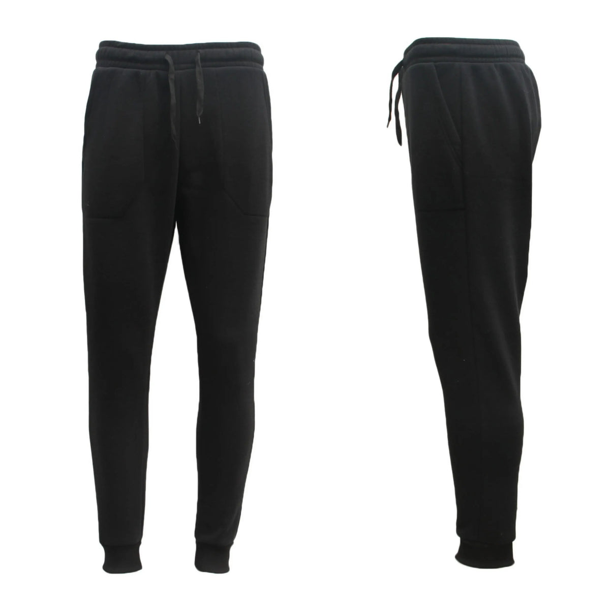 Mens Unisex Fleece Lined Sweat Track Pants Suit Casual Trackies Slim Cuff XS-6XL, Light Grey, 3XL - Image 3