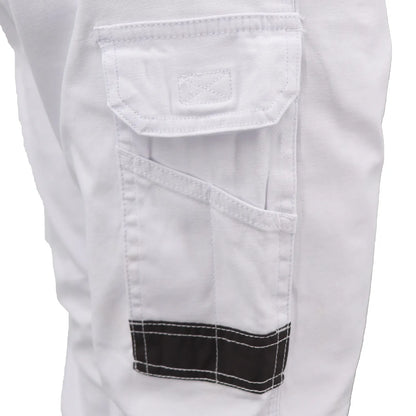 Men's Cargo Cotton Drill Work Pants UPF 50+ 13 Pockets Tradies Workwear Trousers, Navy, 30 - Image 7