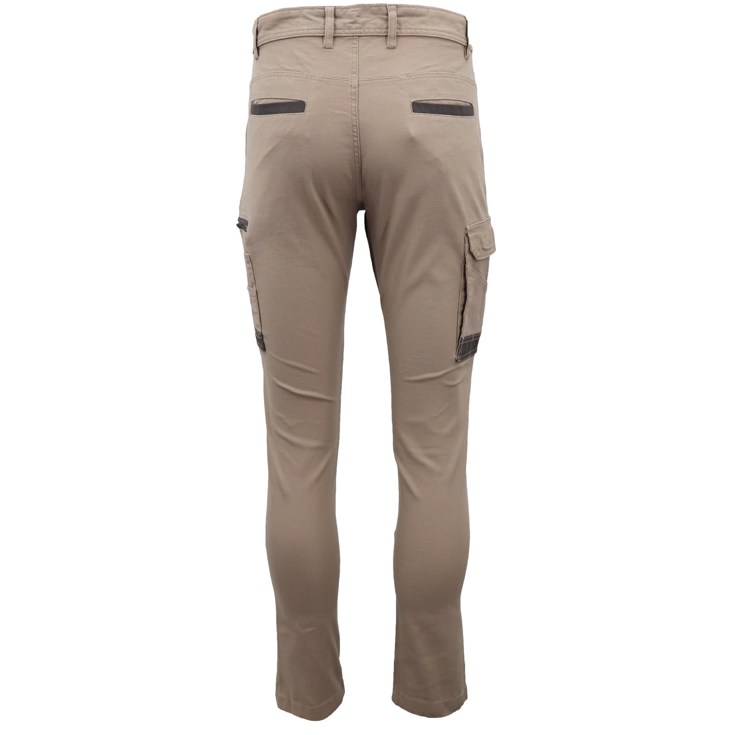Men's Cotton Drill Cargo Work Pants UPF 50+ 13 Pockets Tradies Workwear Trousers, Navy, 34 - Image 8