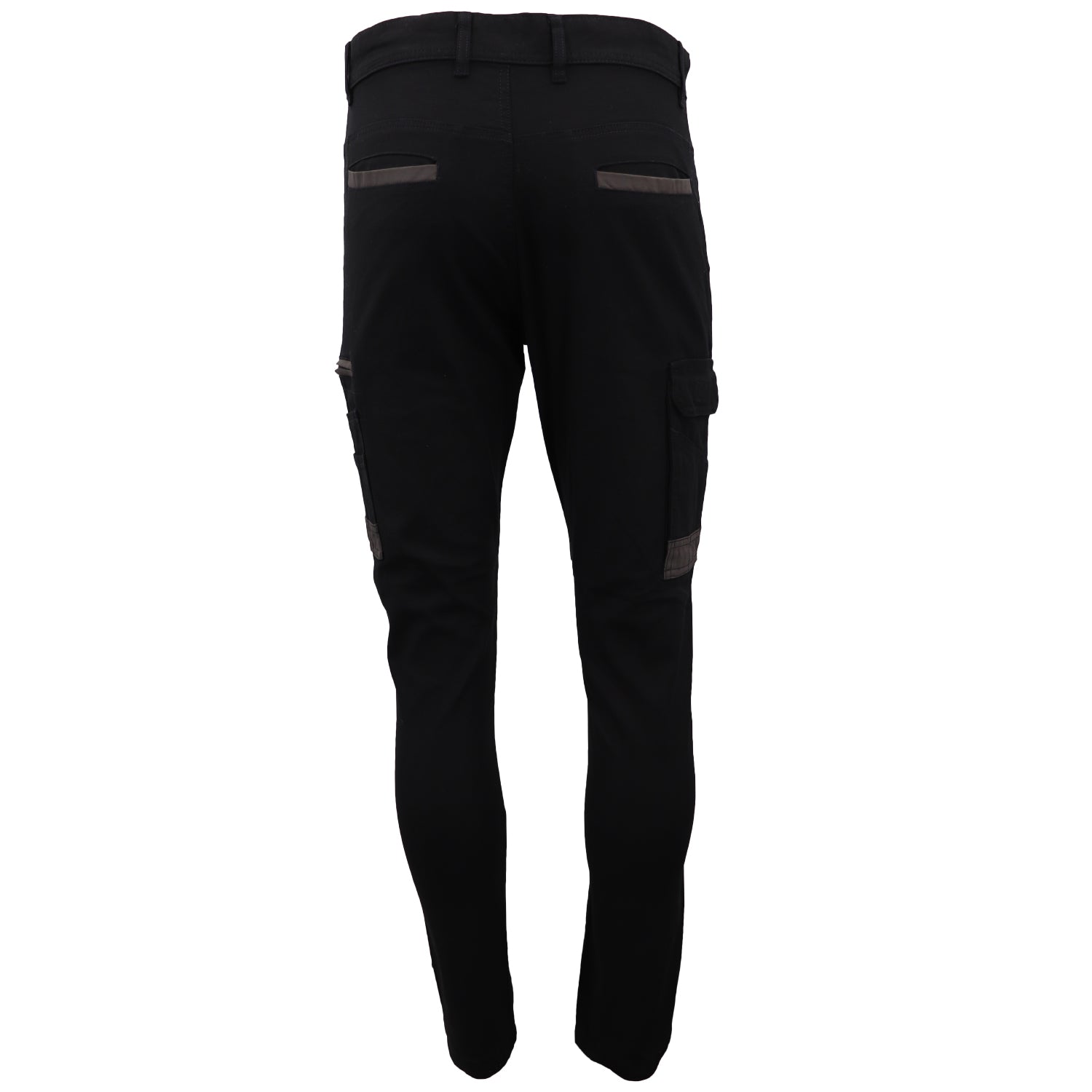 Men's Cotton Drill Cargo Work Pants UPF 50+ 13 Pockets Tradies Workwear Trousers, Navy, 38 - Image 9