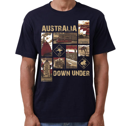 100% Cotton Australia Down Under Souvenir T-Shirt Unisex Adult Iconic Tee Top, Black, S - Image 4
