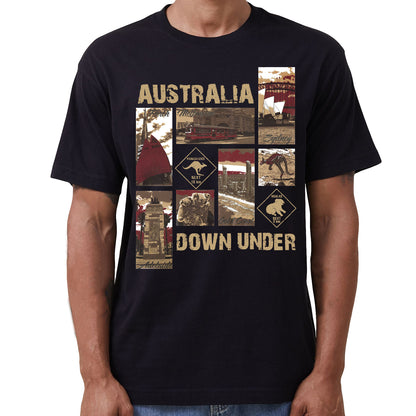 100% Cotton Australia Down Under Souvenir T-Shirt Unisex Adult Iconic Tee Top, Black, L - Image 5