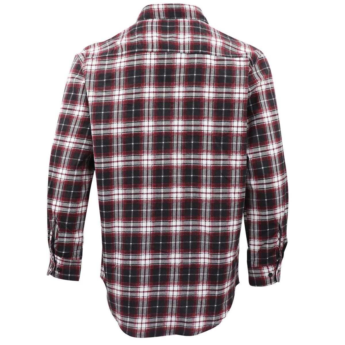 Men's 100% Cotton Flannelette Shirt Long Sleeve Plaid Check Flannel w Pockets, Vintage Ash Plaid, M - Image 3