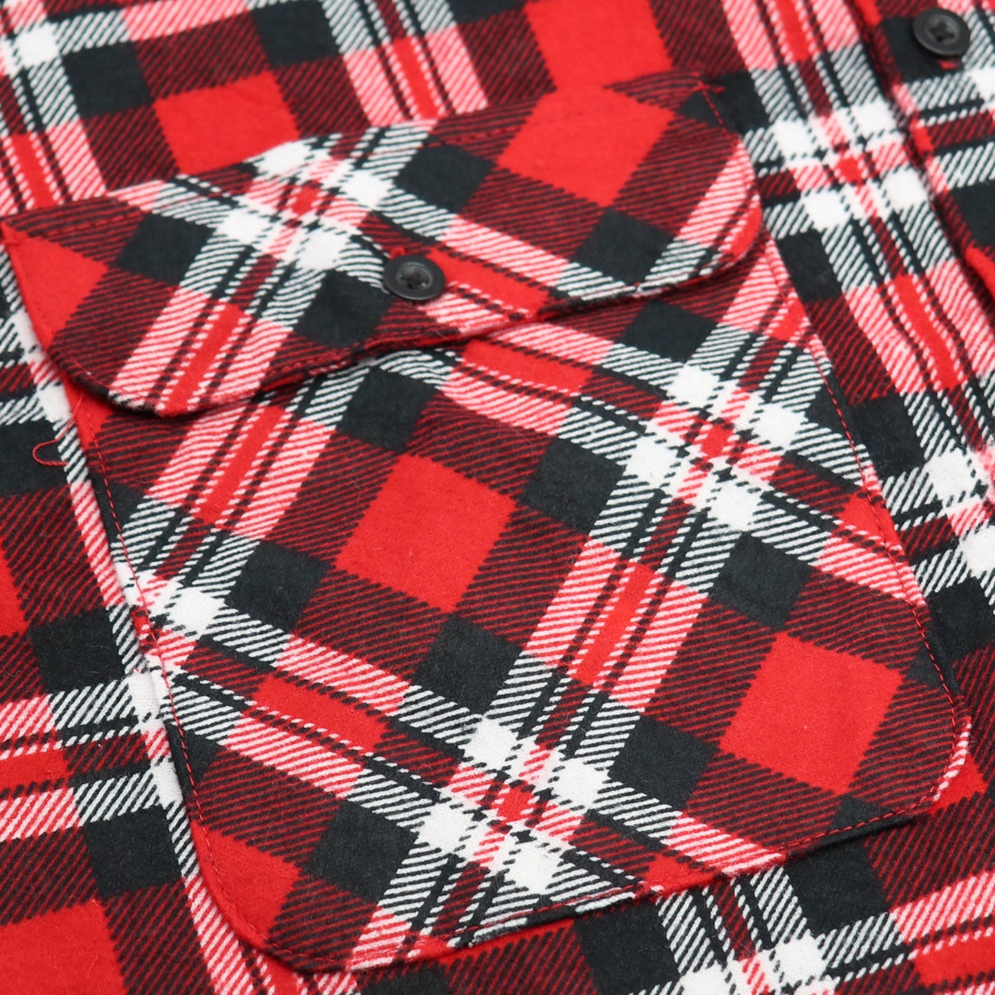 Men's 100% Cotton Flannelette Shirt Long Sleeve Plaid Check Flannel w Pockets, Crimson Knight Plaid, 2XL - Image 5